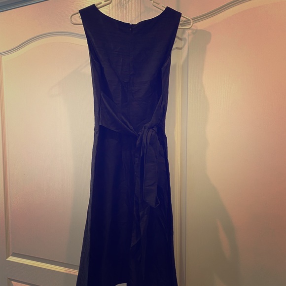 Black 100% silk Audrey Hepburn Type Dress - Picture 2 of 3